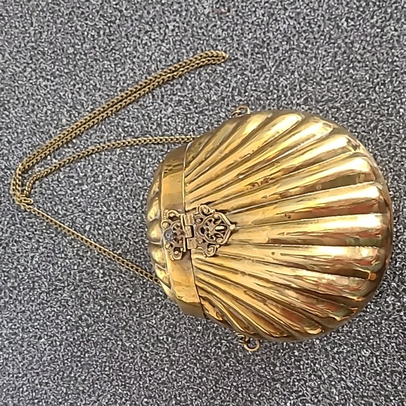 Bags Vintage 192s Brass Clam Shell Purse Poshmark